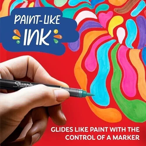 Sharpie Creative Markers Water-Based Acrylic Markers Bullet Tip 5 Colors - Picture 5 of 9