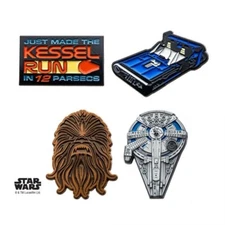 Star Wars Han Solo Collector Enamel Pin 4-Pack