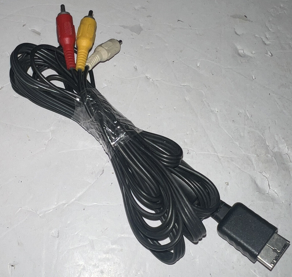 OEM Genuine Sony AV Audio Video Composite Cables for PS1 PS2 PS3 PlayStation eBay