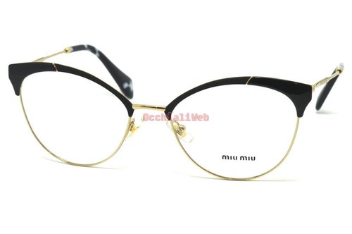 Miu Miu VMU 50P Col.1AB-1O1 Cal.54 New Occhiali da Vista-Eyeglasses | eBay