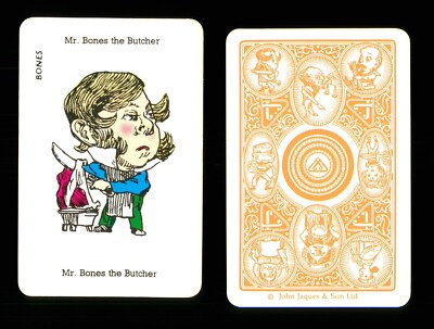 1 x Pepys Jaques Happy Families Karte Mr. Bones the Butcher - S07
