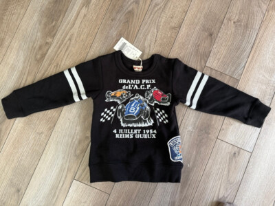 BIT'Z KIDS BOY'S BUTTON UP GRAPHIC FLEECE SWEATSHIRT SIZE 2-3. NWT
