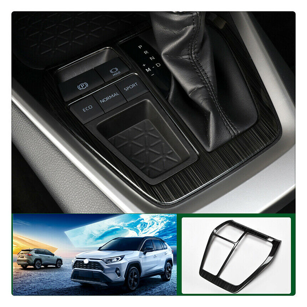 Piano Black Gear Shift Box Cover Trim Decoration For Toyota