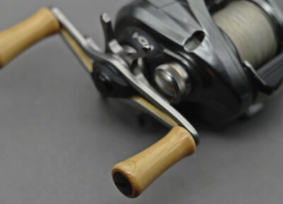 DAIWA / SHIMANO NATURAL WOOD HANDLE KNOBs with POM TUBE Different