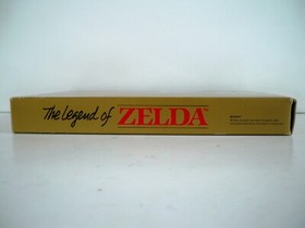 K24i00072 LEGEND OF ZELDA CON SCATOLA E MANUALE NO MAPPA 1987 NES NINTENDO ORIGINALE