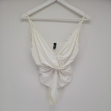 Free Shipping Womens White Windsor One Piece Top Size L