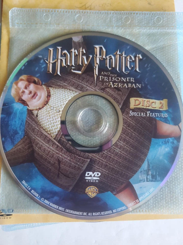 Harry Potter and the Prisoner of Azkaban Loose Disc DVD Warner Bros. - Image 4 of 4