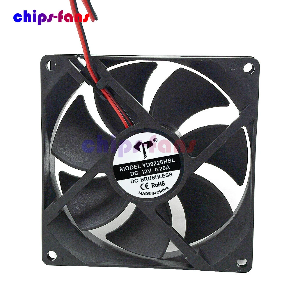DC5/12/24V Cooling Computer Case Exhaust Fan For Oil-Containing Heat  12025/9225 | eBay