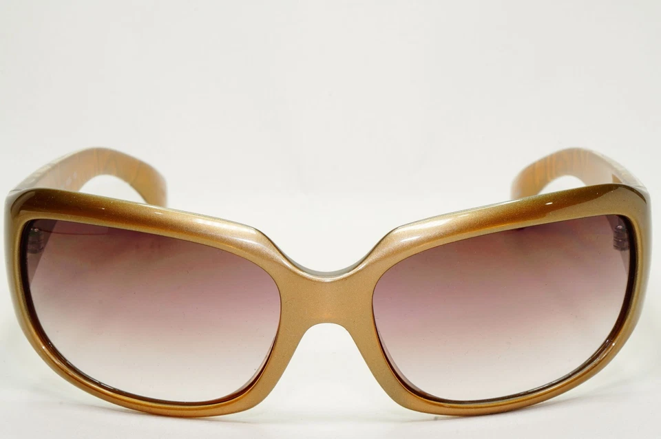 Очки солнцезащитные Calvin Klein 2005 винтажные коричневые обернутые градиентные 838S 155 121124 - Изображение 2 из 4