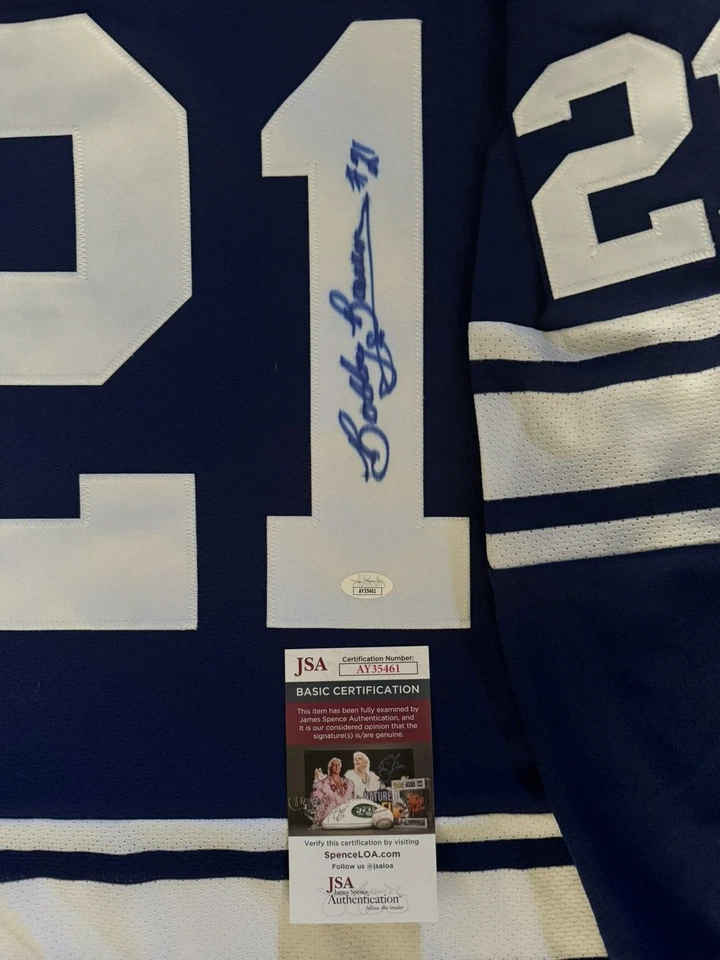BOBBY BAUN Signed Toronto Maple Leafs Vintage CCM XL Hockey Jersey NWT JSA-COA - Image 2 of 4