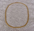Vintage Herringbone Necklace Flat Chain 29" Gold Tone Costume Jewelry Napier