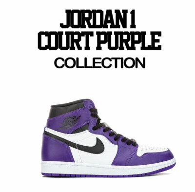 Shirt Match Jordan OG Court Purple Finesse Tee