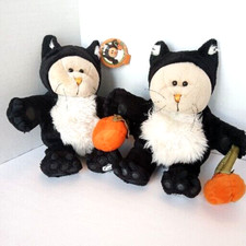 Starbucks Bearista Plush 41st Edition Bear Black Cat Costume Halloween 2005