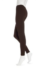HUE XS Espresso Cotton Leggings New With Tags Location 1495A-2H