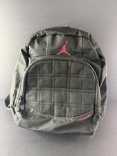 Jordan Bred Jumpman Mini/Kid  s Backpack Black  Red - 10x12  EUC