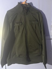 Apt. 9 Mens Black Bomber Jacket Full Zip Stan...