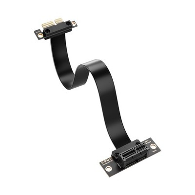 PCIe 4.0 X1 Verlängerungskabel 90 Grad PCI-E 1X Stecker auf Buchse Riser Kabel für WLAN