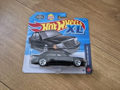Hot Wheels XL 2026 - 1991 Mercedes Benz 500 E - 10/24 - schwarz - Maßstab 1:43 JKL08