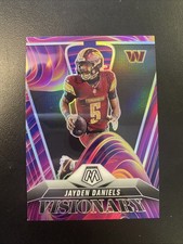 2025 Panini Mosaic Prizm SSP Jayden Daniels Visionary Case Hit