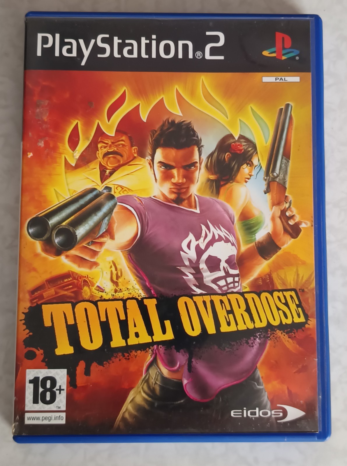 Jeu Total Overdose - Notice incluse FR - Sony PS2 Playstation 2