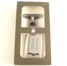 Muhle R106 Black Handle Closed Comb Safety Razor New With Blades Made In Germany