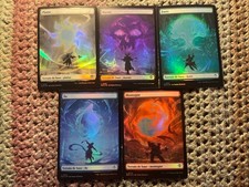 Lot Cartes Magic 23 Terrains FOIL VF Mint Secrets De Strixhaven