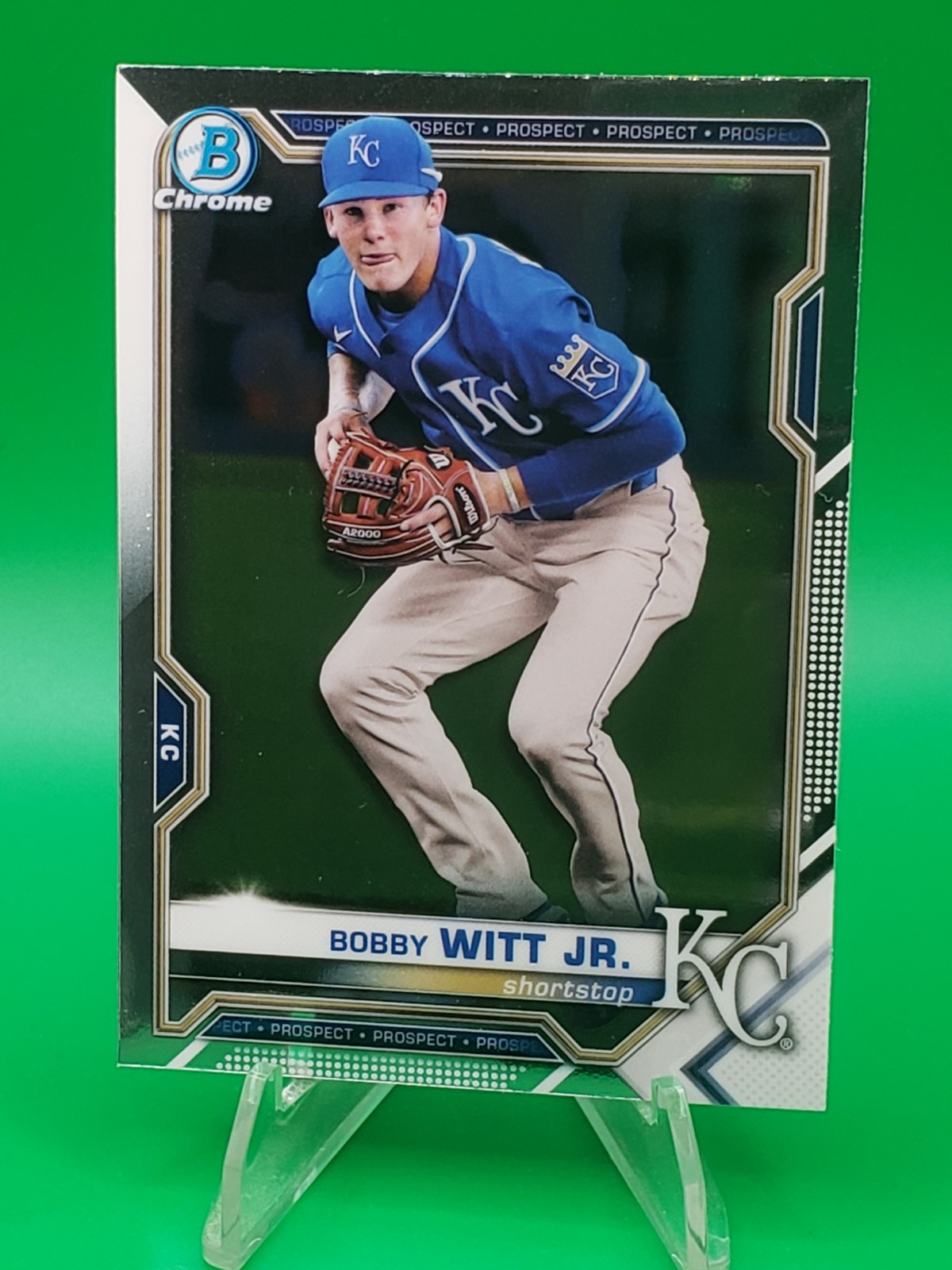 2021 Bowman Chrome #BCP-193 Bobby Witt Jr. Prospects Kansas City Royals