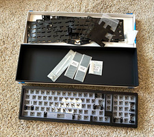WindX Hotswap Mechanical Keyboard- All original accessories Black Grey PC Plate