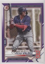 2021 Bowman Draft Purple 122/250 Freddy Valdez #BD-96 00gy