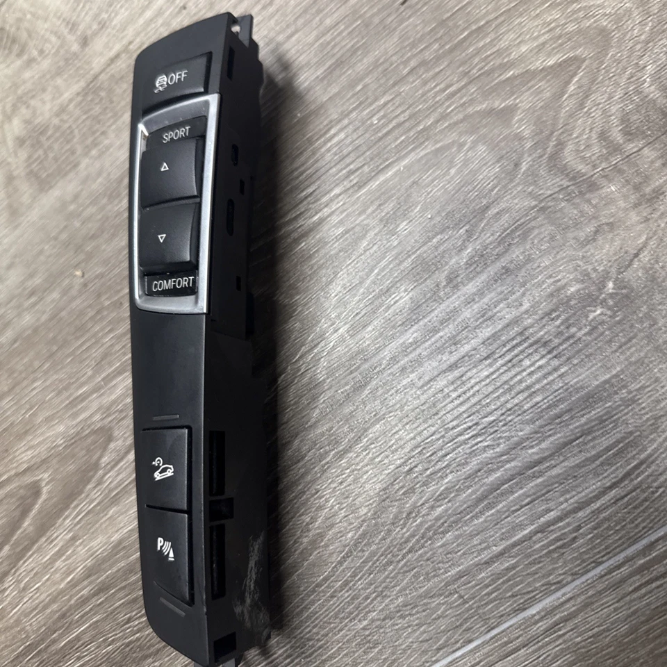 2011-2016 BMW 550i xDrive 535i SPORT COMFORT INTERRUPTOR DE CONTROL DE TRACCIÓN 9202948 OEM Foto 3 de 4