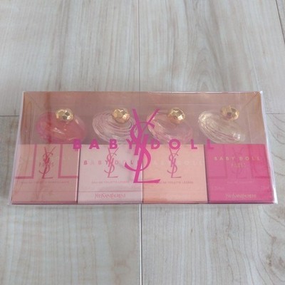 New Yves Saint Laurent BABY DOLL Stories 7.5ml x 4 SET Eau de Toilette Sealed