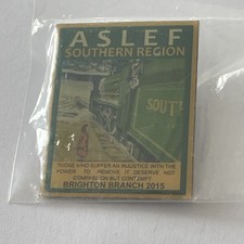 Brighton ASLEF Branch Badge 2015 numbered No 4 Pin Badge
