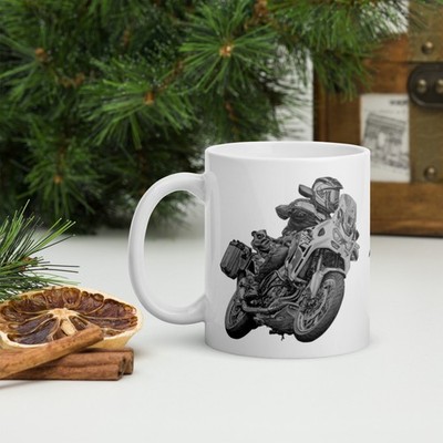 Honda Africa Twin Adventure Sport White Glossy Mug