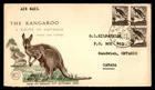 Mayfairstamps Australia FDC 1959 Kangaroo 9d First Day Cover aaw_35123