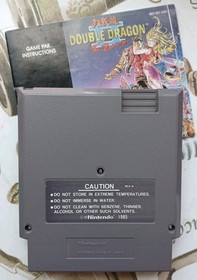 Double Dragon II The Revenge (NES, 1990) testato, gioco e manuale autentici