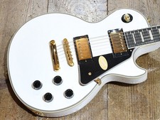Epiphone Inspired by Gibson Les Paul Custom Used Ebony fingerboard w/Gig case
