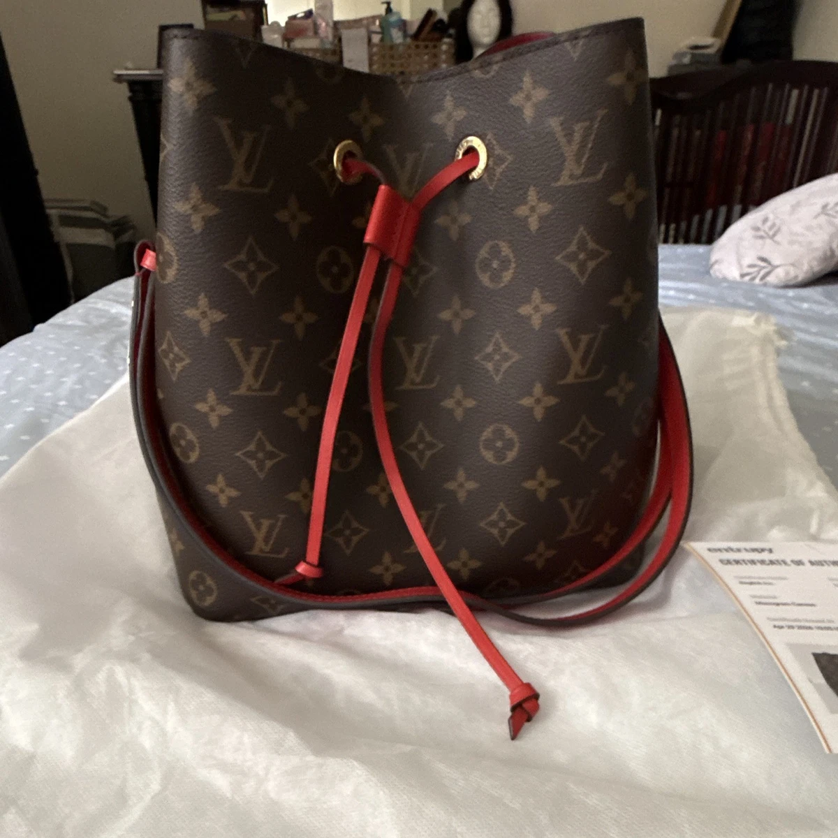 Louis Vuitton Suede Exterior Brown Bags & Handbags for Women for