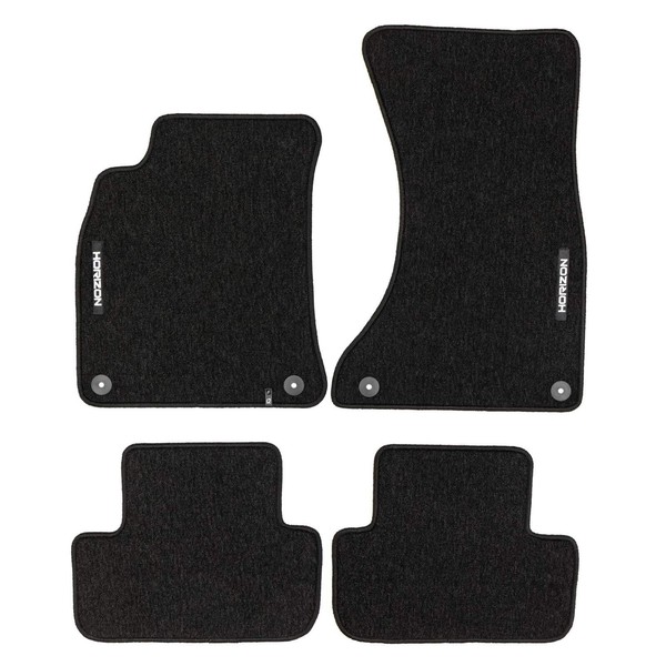 Frogum FußMattensatz Autoteppich Textil FüR Audi A4 Avant 8K5 B8 8K2-image