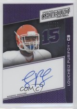 2014 Press Pass Showbound Purple 30/50 Loucheiz Purifoy #SB-LP Auto 0b5