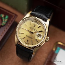 Rolex Day-Date 36 - 18238 - 1996, Serviced 2013 - 18ct Yellow Gold Champagne ...