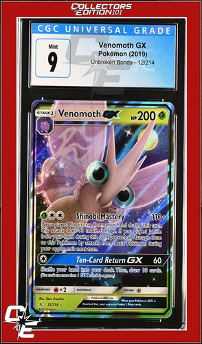 Venomoth-GX graded CGC 9 for sale on eBay