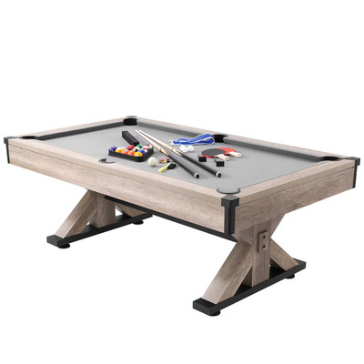 KFFKFF VP35 7ft Billiards Table Combo Set 3-in-1 Multi Game Pool Table Full