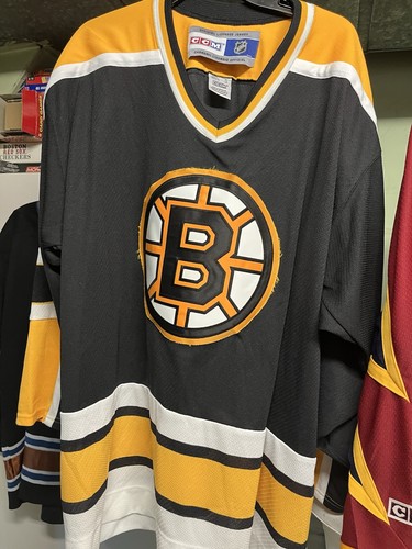 Vintage Boston Bruins CCM Hockey Jersey Men's Size XL Extra Large VTG Blank NHL