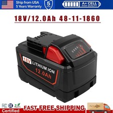 12.0Ah 18V For Milwaukee For M18 18V Extended Capacity Battery 48-11-1860 NEW