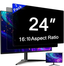 2 Pack 24 Inch Computer Privacy Screen for 16:10 Aspect Ratio Widescreen Mo...