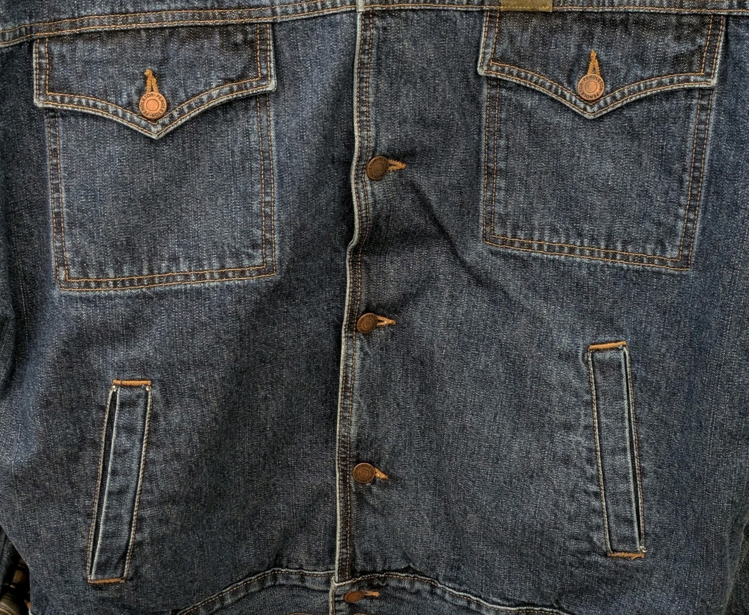 Vintage Pendleton Denim Jacket  Aztec Blanket Lin… - image 7