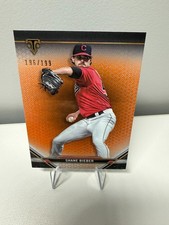 Shane Bieber 2021 Topps Triple Threads Amber /199 #78 Guardians