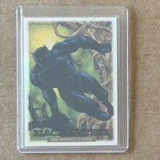 2024 SkyBox Marvel Masterpieces '92 Platinum Black Panther Rainbow #4