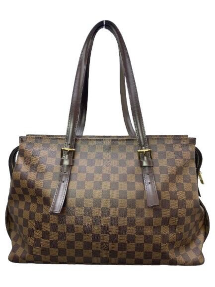 Louis Vuitton Damier Chelsea Tote Bag N51119 Shoulder Bag Brown LV Handbag