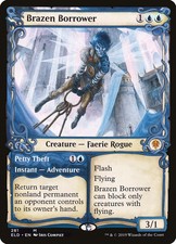 Brazen Borrower // Petty Theft (Showcase) [Throne of Eldraine] Near Mint